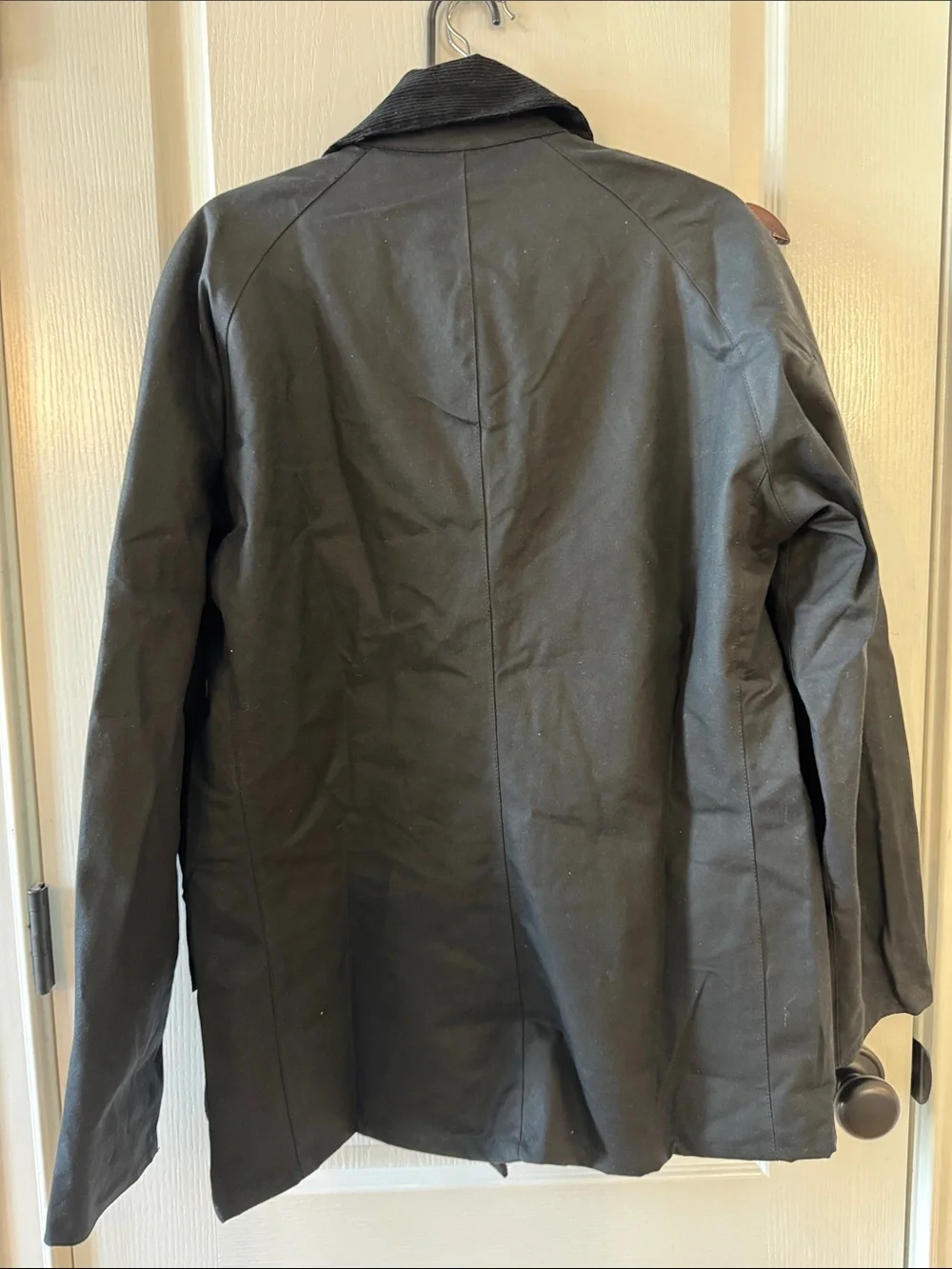 Men's Black Waxed Cotton Field Jacket by Partridge